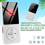 Portable music player with 1.8-inch screen and Bluetooth functionality