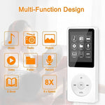 Portable music player with 1.8-inch screen and Bluetooth functionality