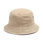 Foldable denim bucket hat for relaxed style and comfortable wear