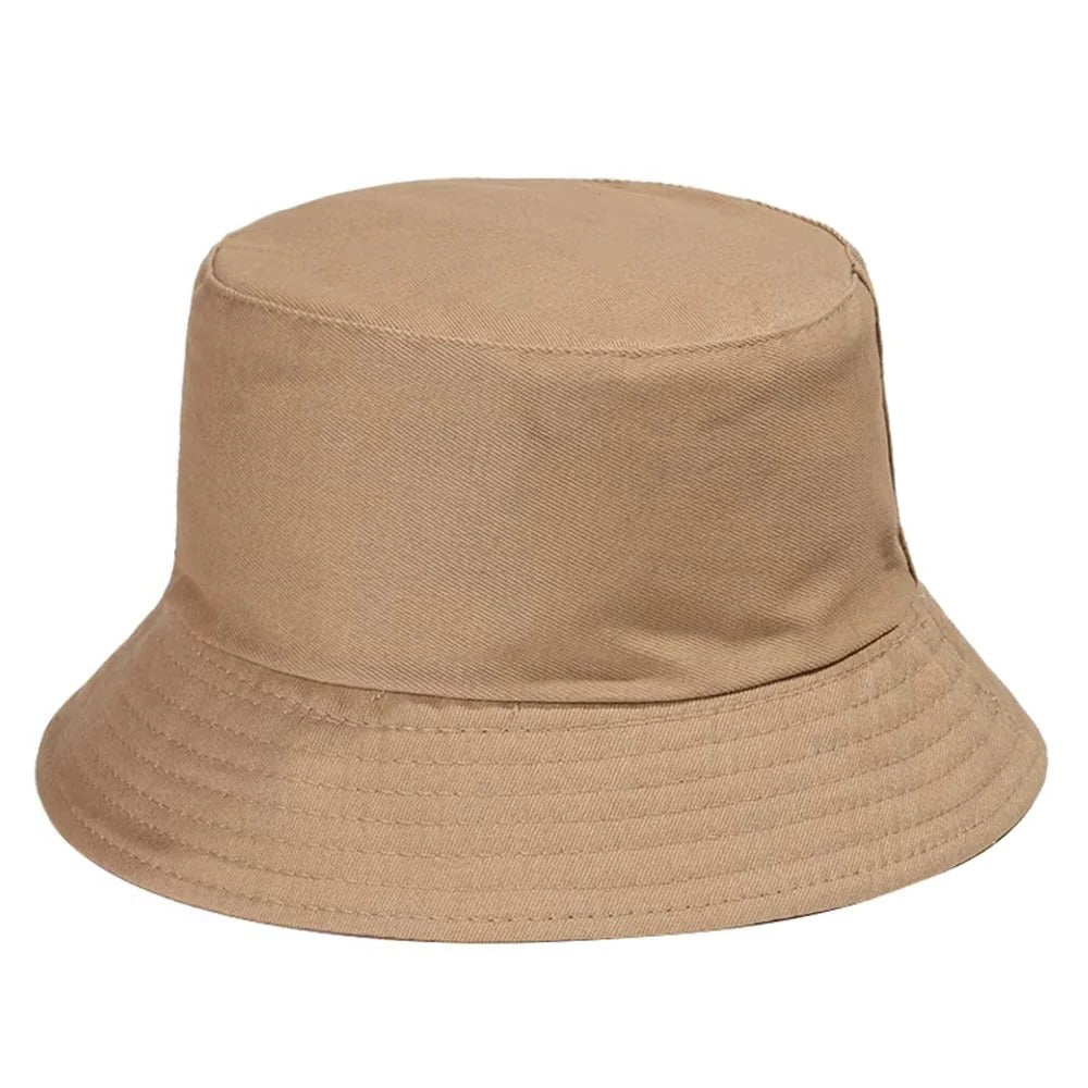 Foldable denim bucket hat for relaxed style and comfortable wear