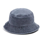Foldable denim bucket hat for relaxed style and comfortable wear