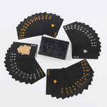 Elegant Black and Gold Card Game for Cozy Evenings