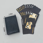 Elegant Black and Gold Card Game for Cozy Evenings