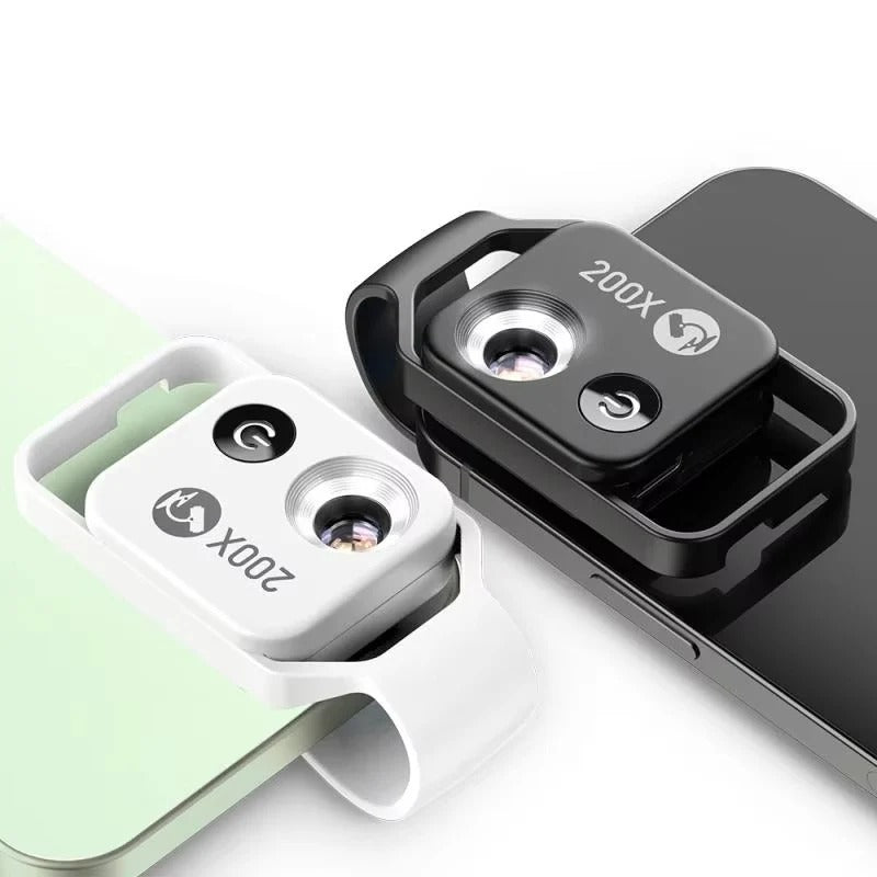 Tragbare 200X Smartphone Mikroskop Linse mit Universalklemme