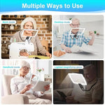Adjustable Hands-Free Magnifier with LED Illumination and 5x Magnification