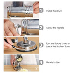 Compact Vegetable Chopper with 5 Interchangeable Stainless Steel Blades