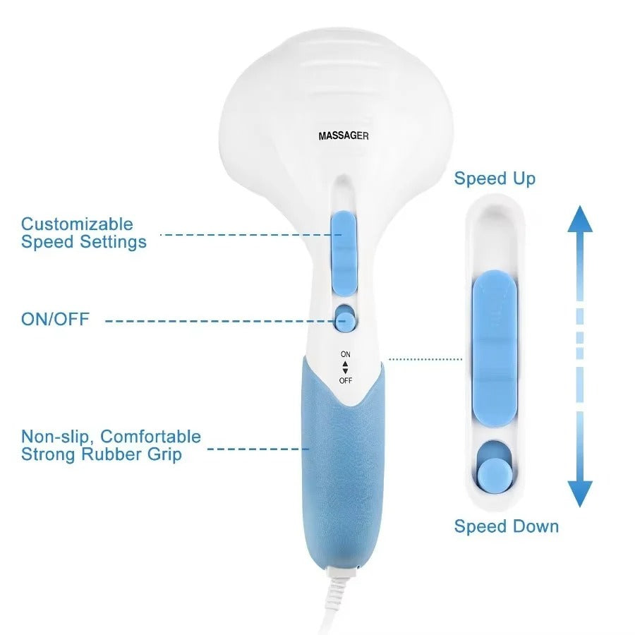 Handy Vibration Massager with Adjustable Intensity
