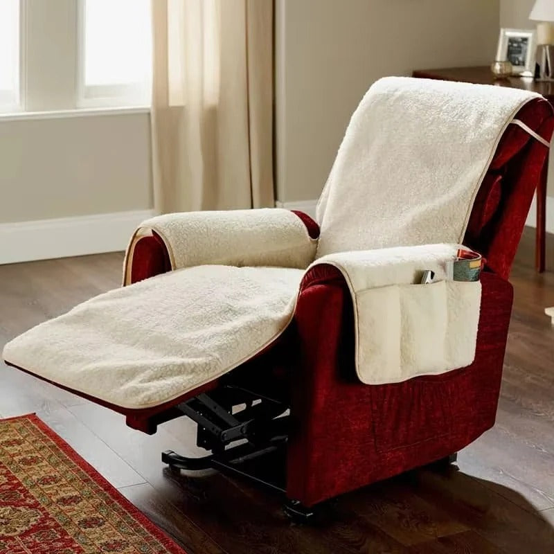 Bequemer Fleece-Schutzbezug für Relaxsessel und Armlehnenstuhl