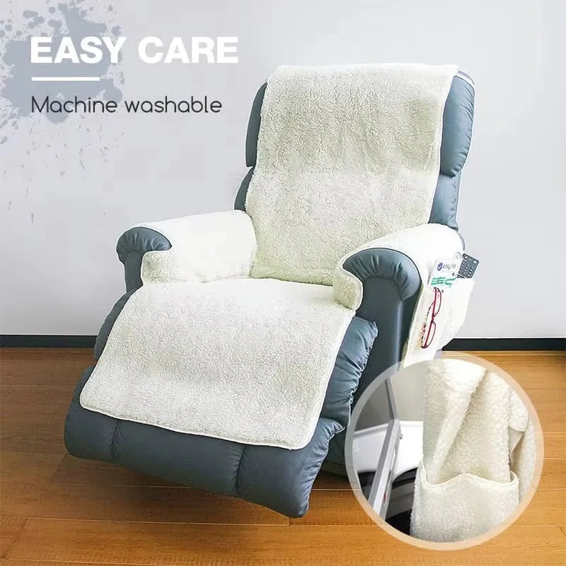 Bequemer Fleece-Schutz für Relaxsessel und Armlehnenstühle