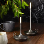 Kabellose, wiederaufladbare Tischlampe im Kerzen-Design