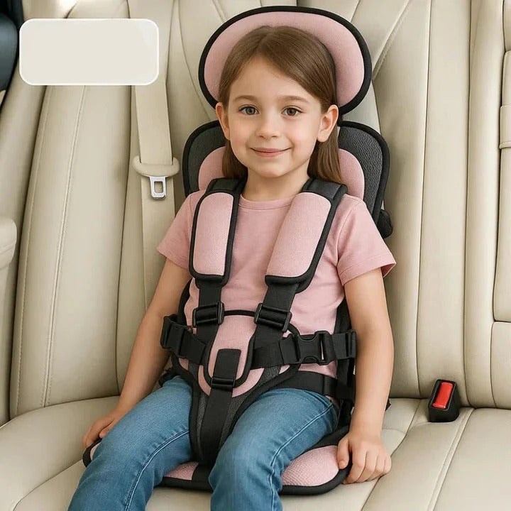 Kompaktes Kindersitz- und Sicherheitsgeschirr für Reisen