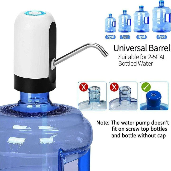 Automatischer Wasserpumpen-Spender mit Ein-Tasten-Bedienung