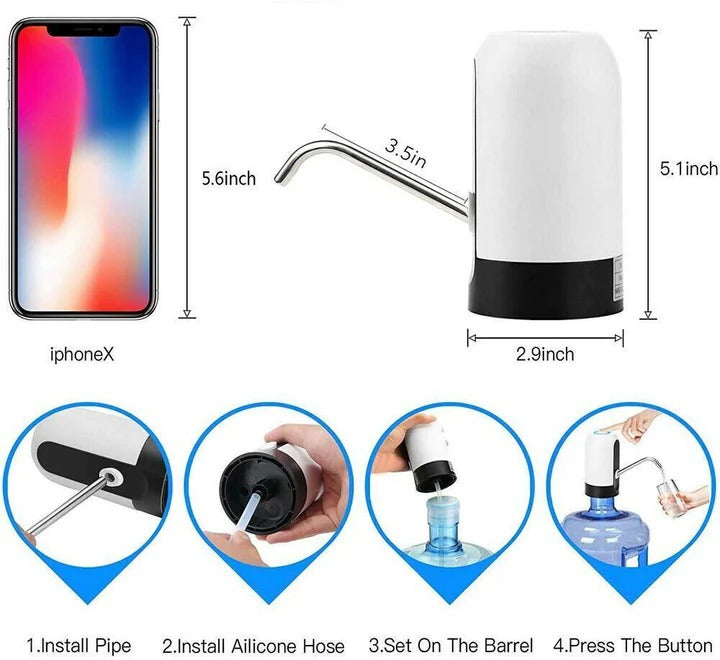 Automatische Wasserpumpe mit Ein-Knopf-Bedienung