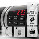 Bluetooth Motorrad Lautsprecher mit FM-Radio und USB-Anschluss