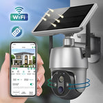 Solarbetriebene Außenkamera mit Bewegungsdetektion und Audio