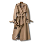 Classic trench coat with adjustable waist belt