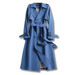 Classic trench coat with adjustable waist belt