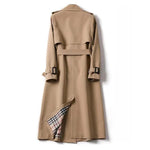 Classic trench coat with adjustable waist belt