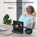 USB-Tischventilator mit verstellbarem Kopf
