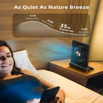 USB-Tischventilator mit verstellbarem Kopf