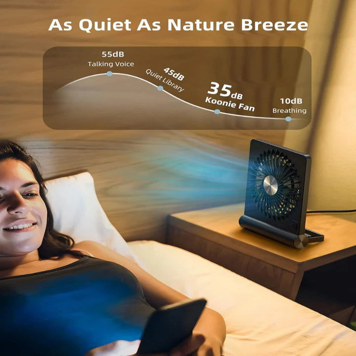 USB-Tischventilator mit verstellbarem Kopf