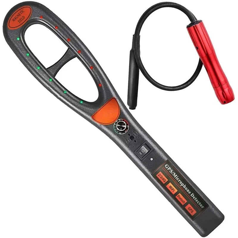 Portable scanner for RF signals and magnetic fields