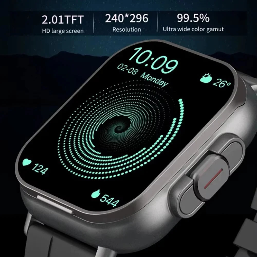Smartwatch mit Integrierten TWS-Ohrhörern und 5 cm Display