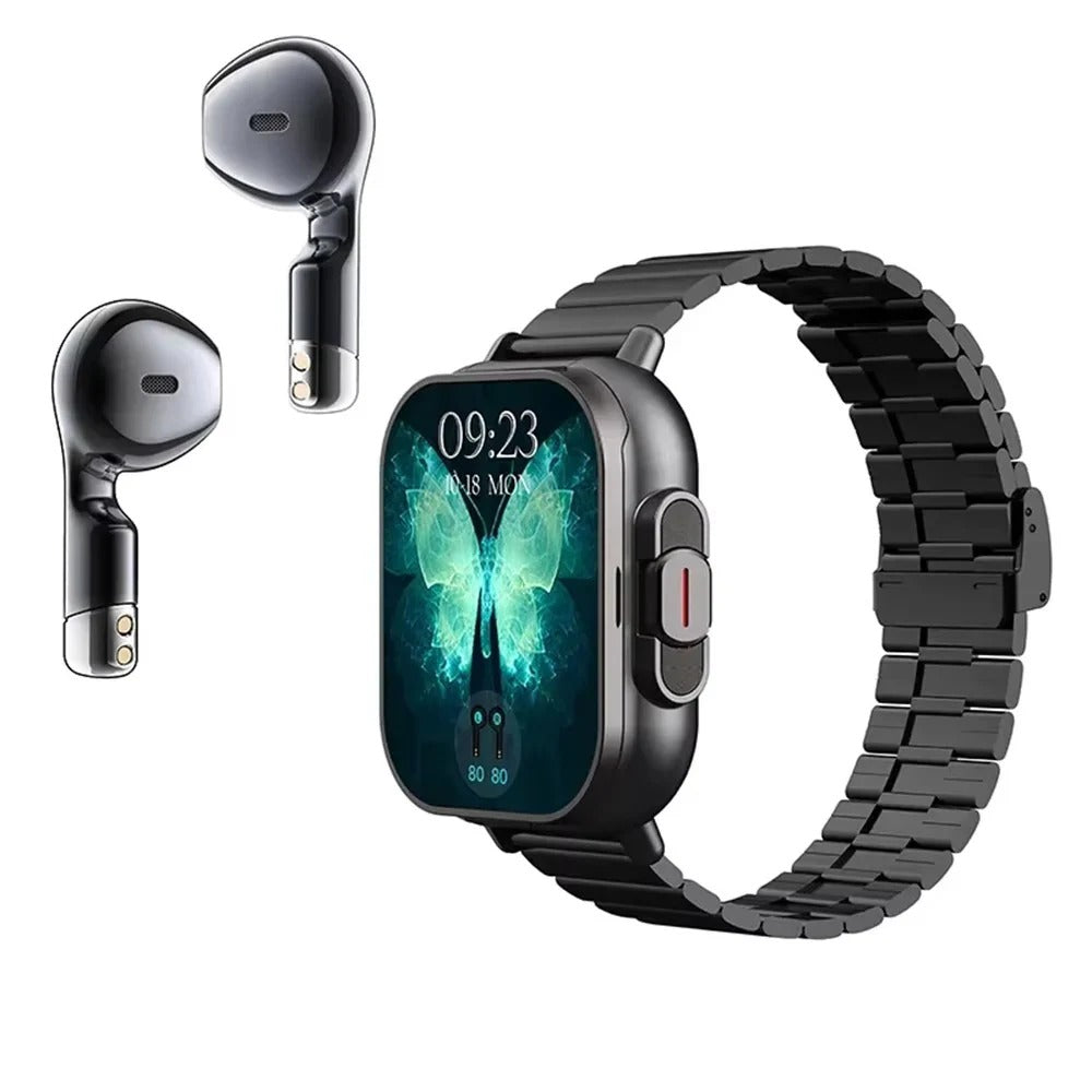 Smartwatch mit Integrierten TWS-Ohrhörern und 5 cm Display