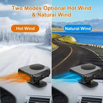Multifunktionaler Autoheizer und Ventilator für die Windschutzscheibe