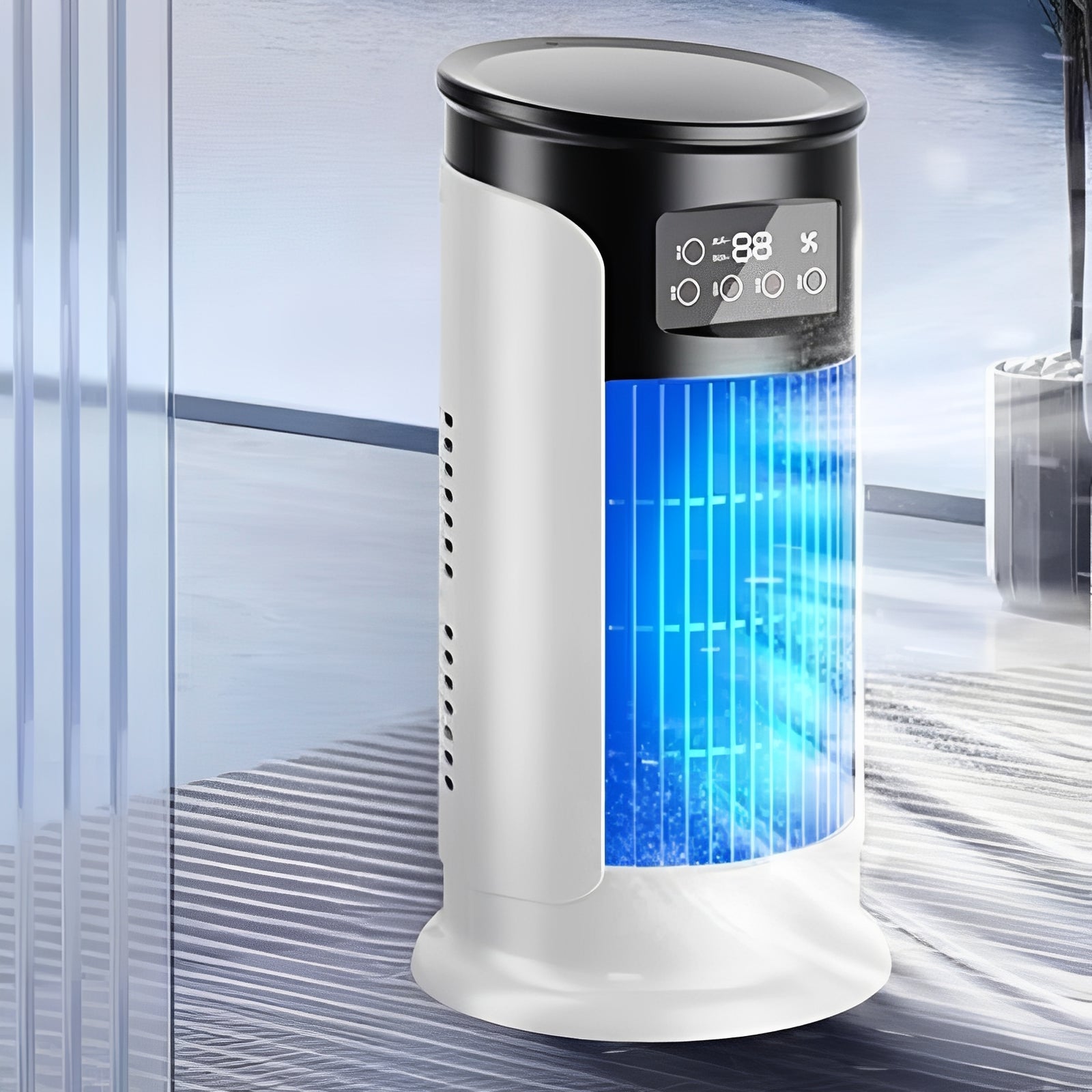 Mobiler Verdunstungskühler mit 300 ml Wassertank