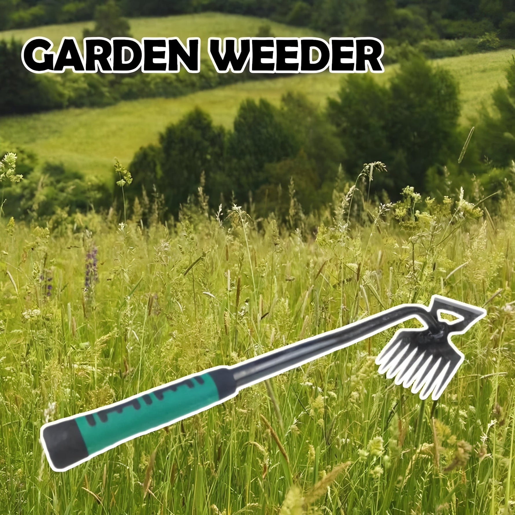 8-Tine Garden Hoe for Efficient Soil Cultivation