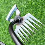 8-Tine Garden Hoe for Efficient Soil Cultivation
