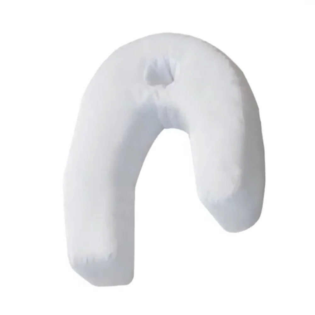 Ergonomisches Kissen für Seitenschläfer mit konturiertem U-Design