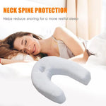 Ergonomisches Kissen für Seitenschläfer mit konturiertem U-Design