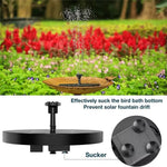 Solar Powered Floating Fountain Pump for Garden and Pond