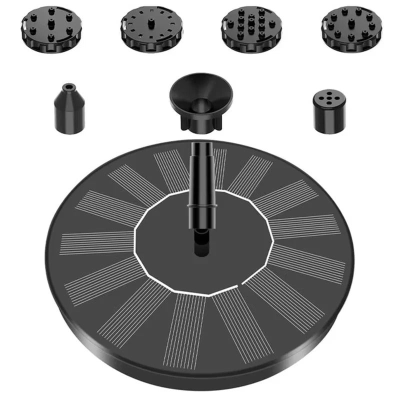 Solar Powered Floating Fountain Pump for Garden and Pond