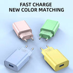 Compact 10W USB wall charger with 5V 2A