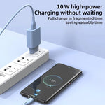 Compact 10W USB wall charger with 5V 2A