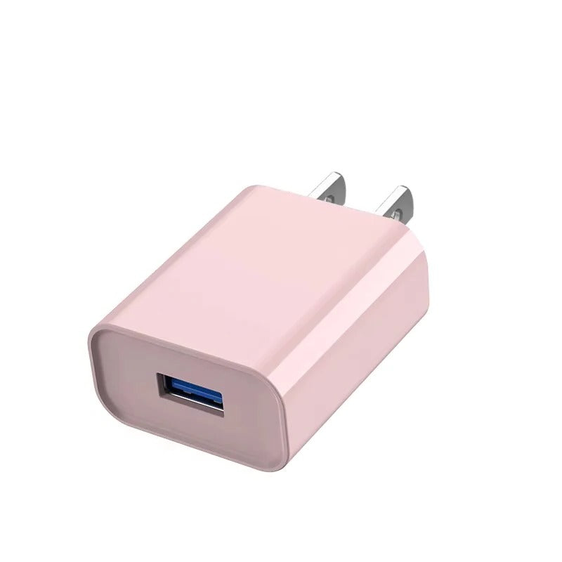 Compact 10W USB wall charger with 5V 2A