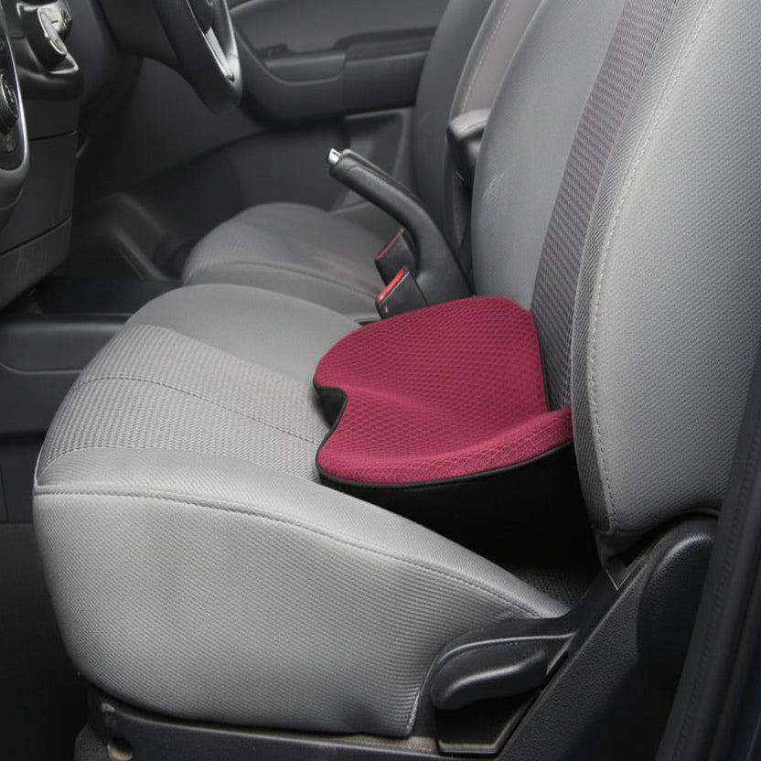 Ergonomic Car Seat Cushion for Improved Comfort and Visibility