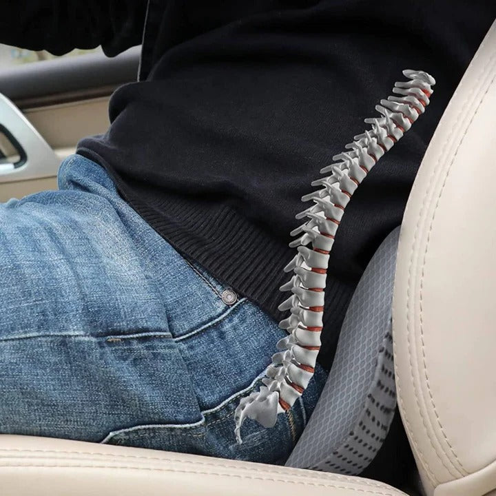 Ergonomic Car Seat Cushion for Improved Comfort and Visibility