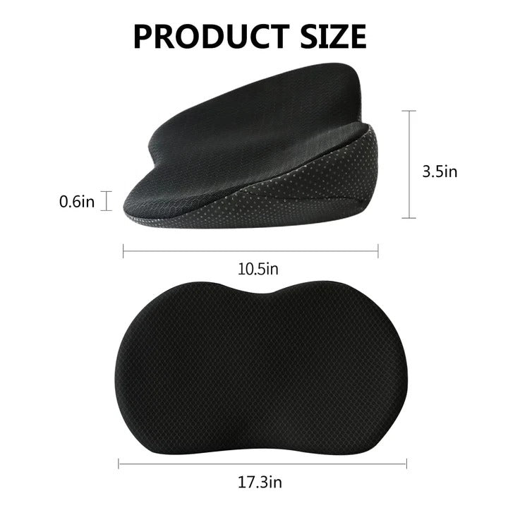 Ergonomisches Autositzelement für besseren Sitzkomfort und Höhe