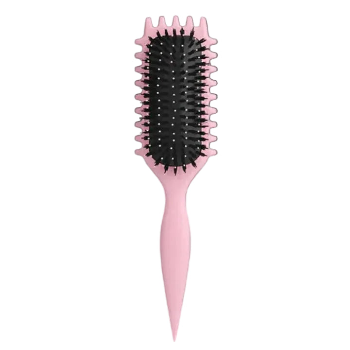 Styling brush for defined curls and waves