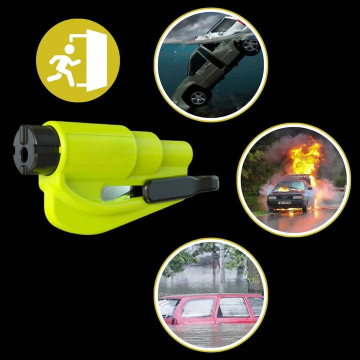 Kompakter Sicherheitshelfer für Ihr Auto mit 2 Funktionen
