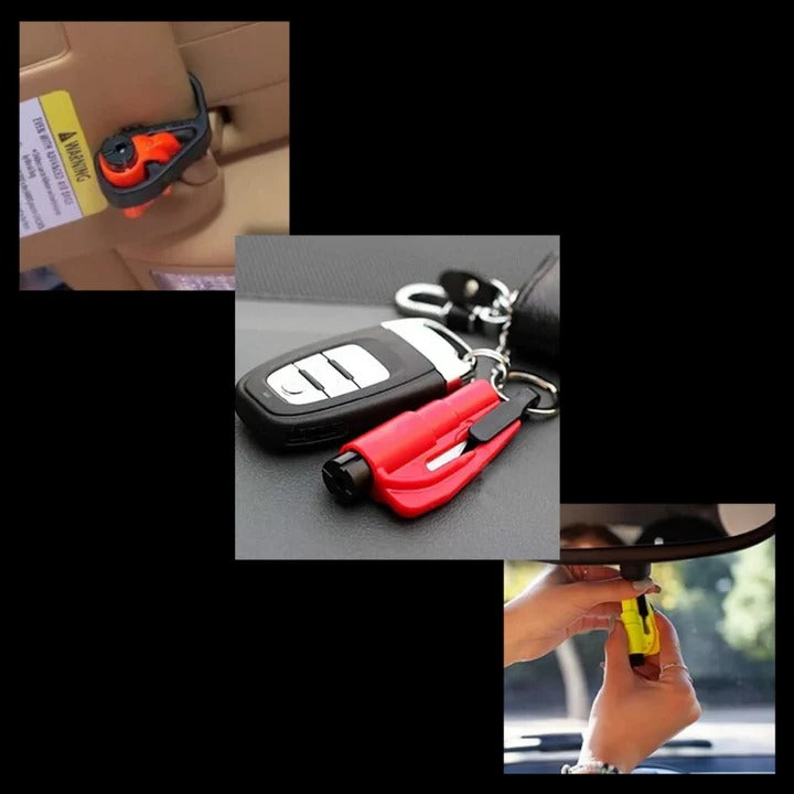 Kompakter Sicherheitshelfer für Ihr Auto mit 2 Funktionen