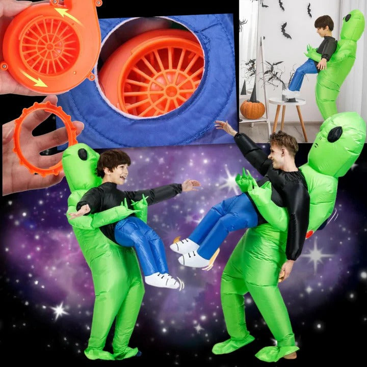 Funny Airy Alien Costume with Illusion Effect