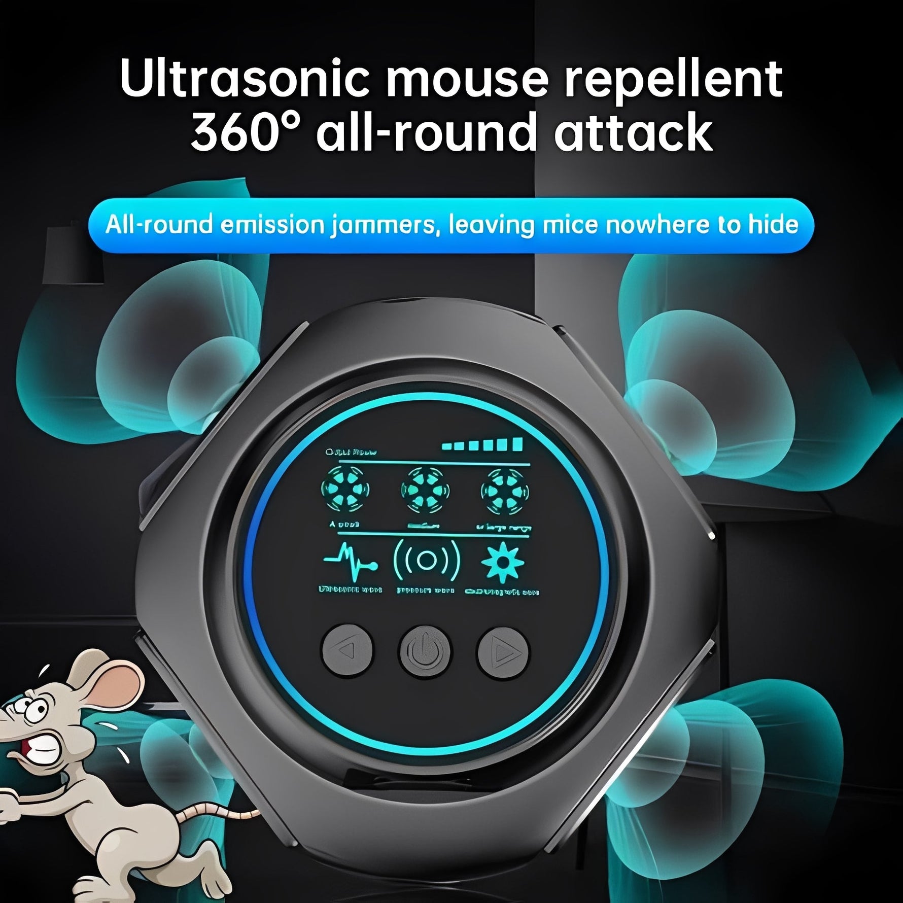 Ultrasonic Spider Repeller for Indoor Use