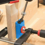Präziser Bohrleitfaden für schräg gebohrte Löcher in Holz