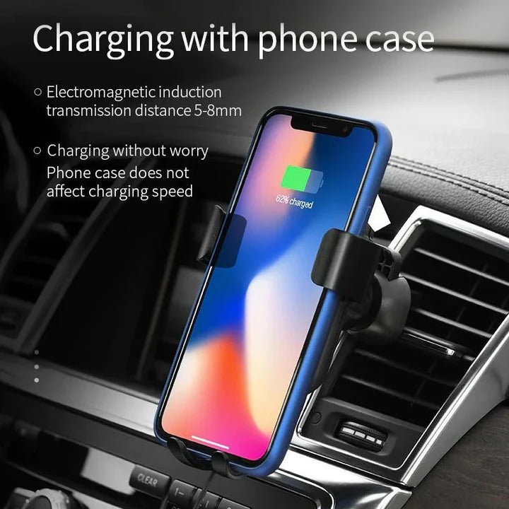 Wireless Car Charger with Automatic Mount