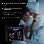 Ultrasonic Mosquito Repellent Bracelet with Clip-On Function